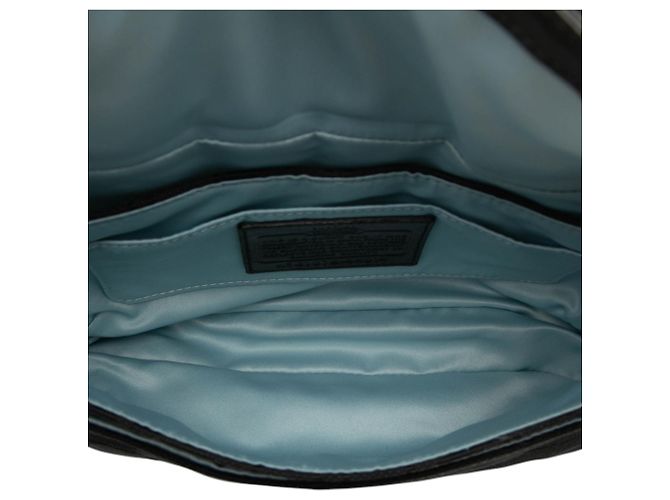 Coach Black Signature Canvas Chelsea Flap Nero - vista 4