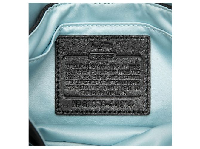 Coach Black Signature Canvas Chelsea Flap Nero - vista 5