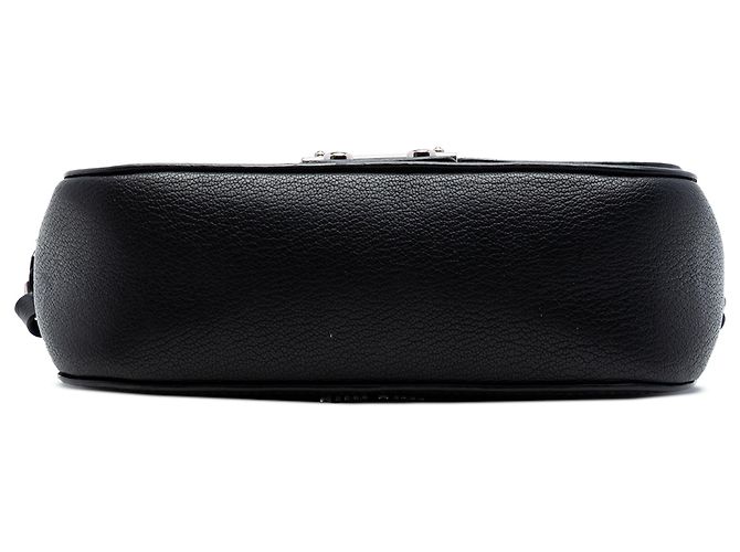 Miu Miu Madras Crossbody aus schwarzem Ziegenleder - Ansicht 3