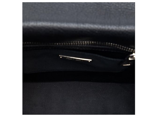 Miu Miu Madras Crossbody aus schwarzem Ziegenleder - Ansicht 4
