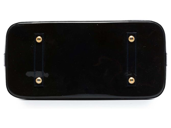 Louis Vuitton Blue Monogram Vernis Alma GM Blu navy - vista 3