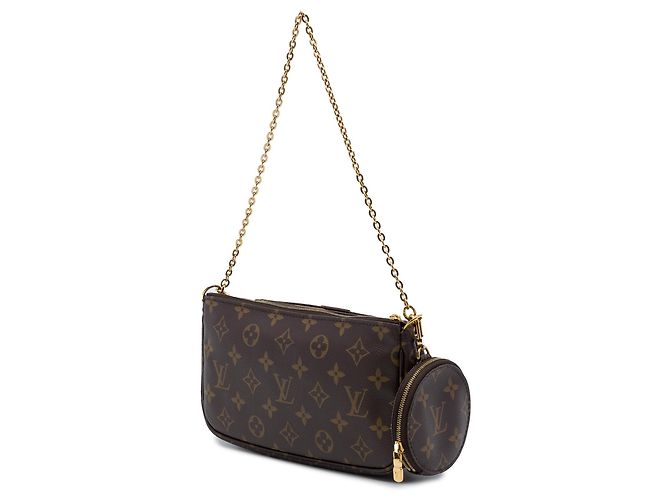 Louis Vuitton Brown Monogram Multi Pochette Accessoires Marrone - vista 2