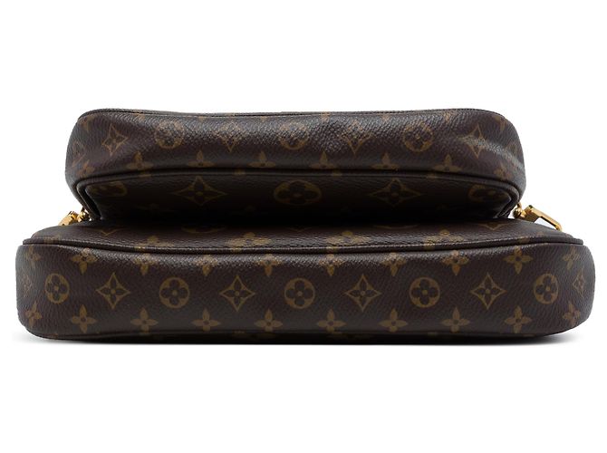 Louis Vuitton Brown Monogram Multi Pochette Accessoires Marrone - vista 3