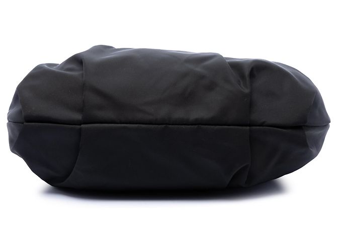 Bolsa Hobo Prada em Tessuto plissado preto - vista 3