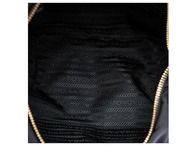 Bolsa Hobo Prada em Tessuto plissado preto - vista 4