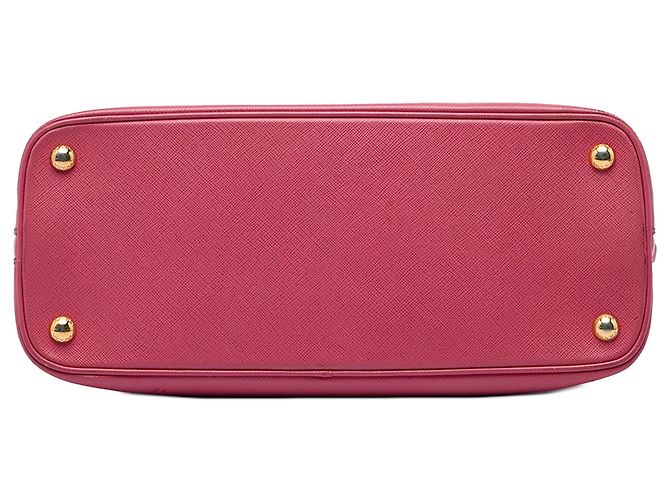 Borsa Satchel Prada Pink Medium Saffiano Lux Promenade Rosa - vista 3
