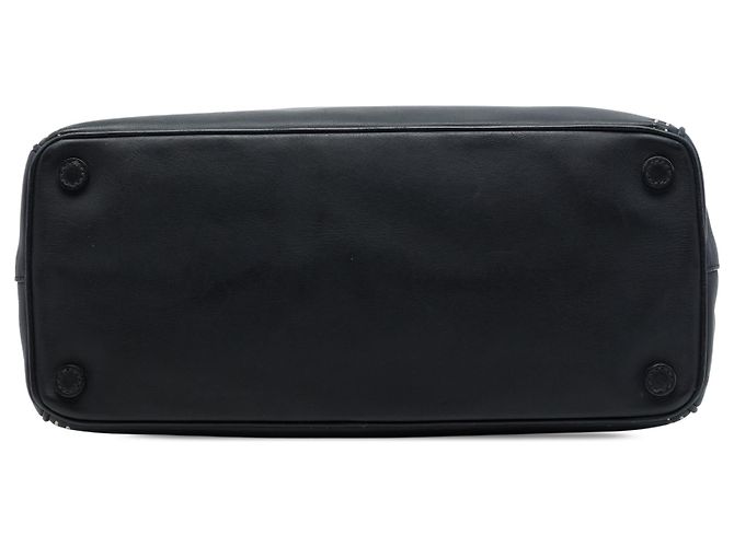 Borsa Galleria Prada in vitello City nero, dimensione Medium, con cuciture a mano e doppia zip - vista 3
