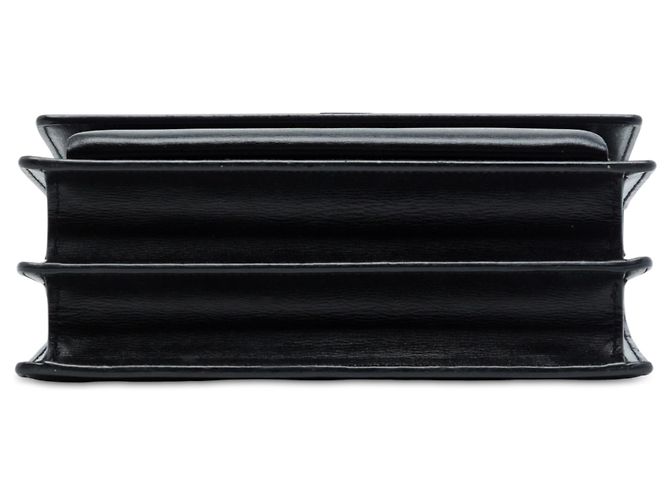 Saint Laurent Black Medium Calfskin Monogram Sunset Crossbody Nero - vista 3