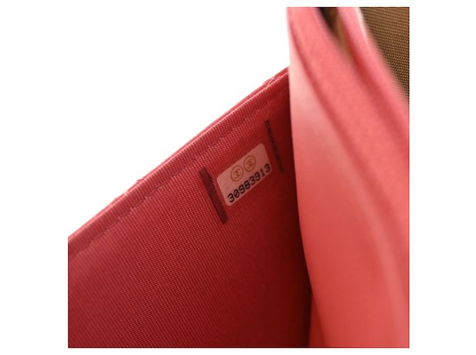 Wallet On Chain Portafoglio con catena Chanel Pink CC Quilted Lambskin Pearl Crush Rosa - vista 6