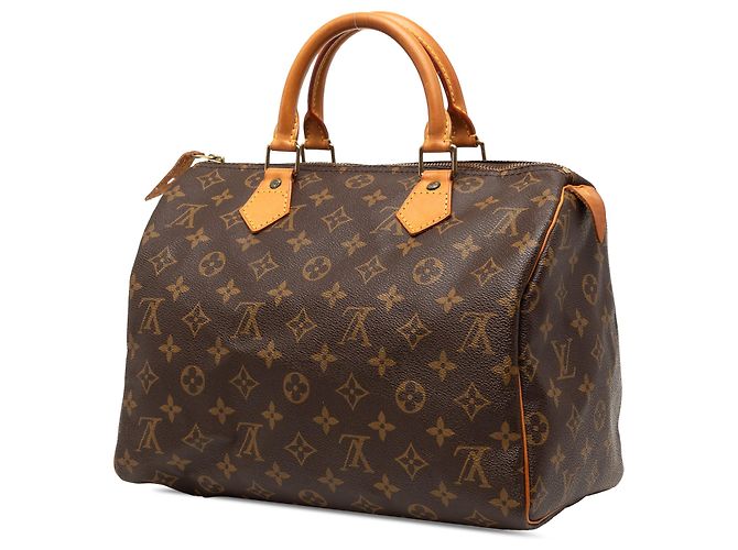 Louis Vuitton Brown Monogram Speedy 30 Marrone - vista 2