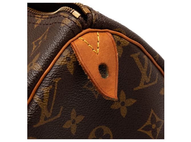 Louis Vuitton Brown Monogram Speedy 30 Marrone - vista 6