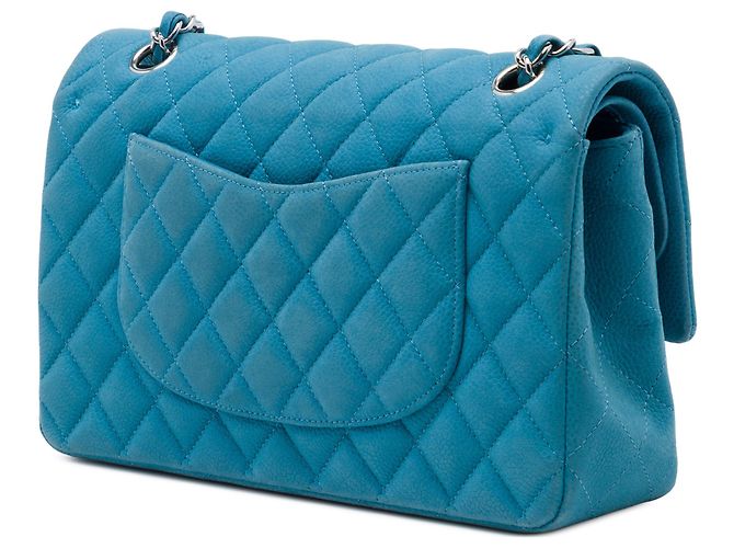 Chanel Blue Medium Classic Caviar Double Flap - vista 2