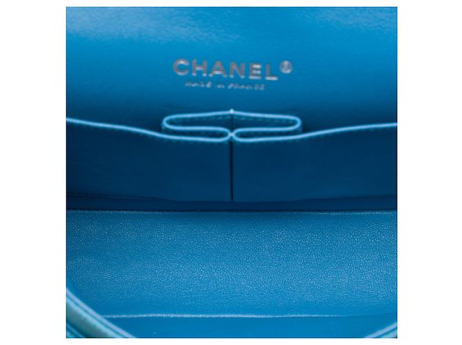 Chanel Blue Medium Classic Caviar Double Flap - vista 4