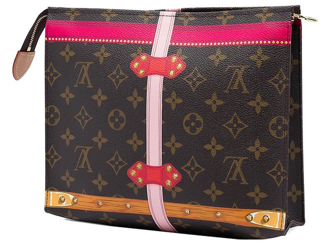 Necessaire Louis Vuitton Brown Monogram Summer Trunks 26 Marrone - vista 2