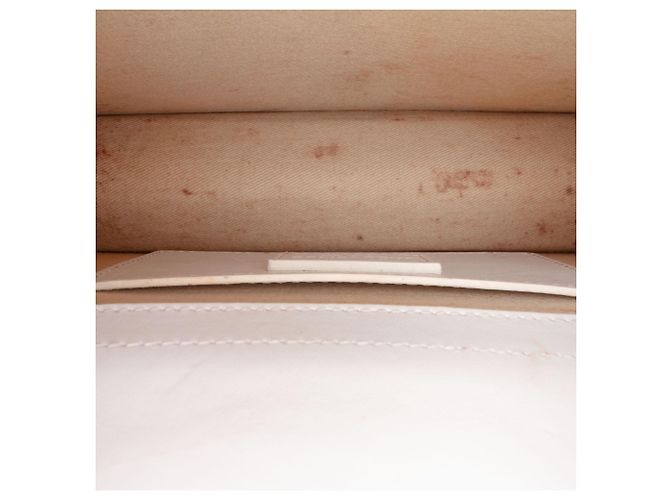 Jacquemus Le Grand Bambino de piel blanca Blanco Blanco roto - vista 4