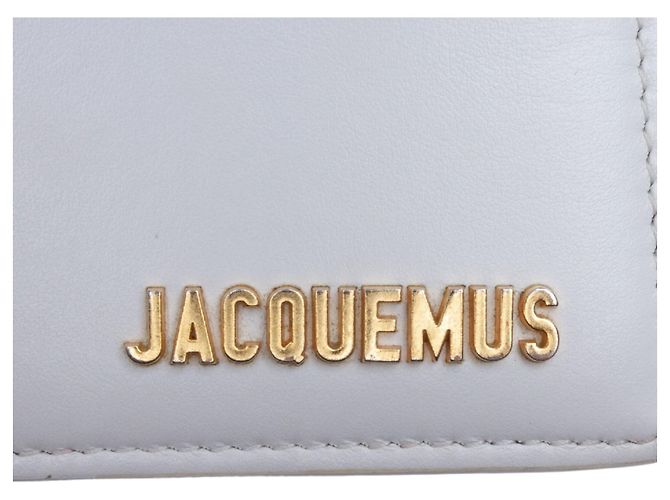 Jacquemus Le Grand Bambino de piel blanca Blanco Blanco roto - vista 5