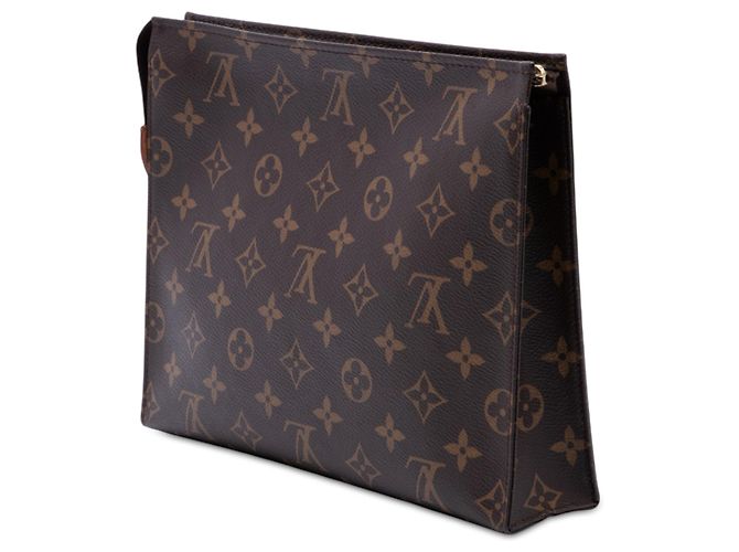 Louis Vuitton Brown Monogram Toiletry Pouch 26 Marrone - vista 2