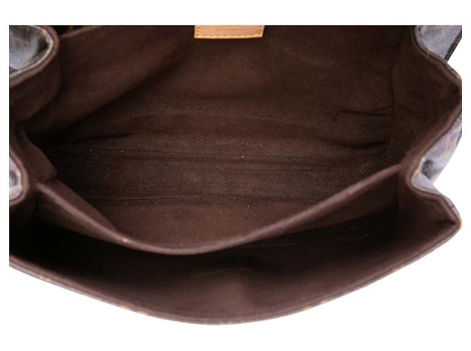 Louis Vuitton Brown Monogram Pochette Metis Marrone - vista 4