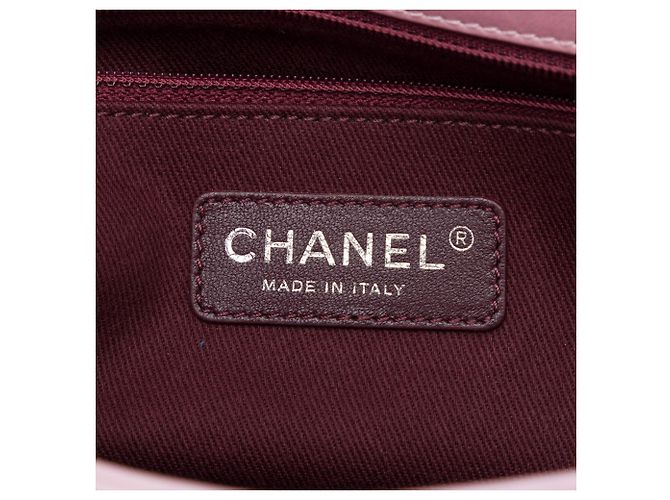 Chanel Pink Medium Quilted Metallic Calfskin Coco Pleats Chain Flap Rosa - vista 5