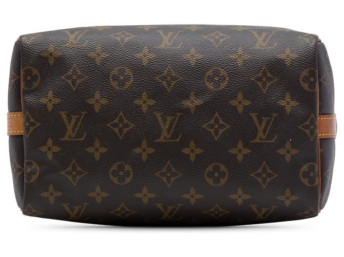 Louis Vuitton Brown Monogram Speedy Bandouliere 25 Marrone - vista 3
