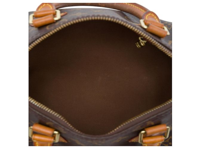 Louis Vuitton Brown Monogram Speedy Bandouliere 25 Marrone - vista 4