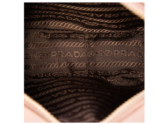 Borsa Prada Brown Mini Saffiano Lux Bauletto Marrone Carne - vista 4