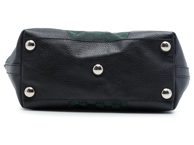 Gucci Green GG Canvas Tote Grün Dunkelgrün - Ansicht 3