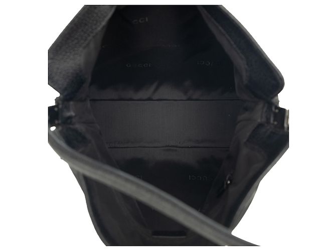 Borsa a tracolla Jackie Gucci in nylon nero - vista 4