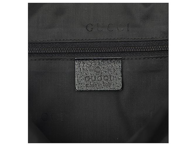 Borsa a tracolla Jackie Gucci in nylon nero - vista 5