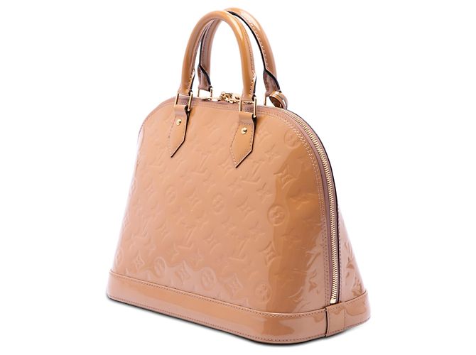Louis Vuitton Brown Monogram Vernis Alma PM Marrone Caramello - vista 2