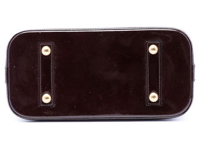 Louis Vuitton Purple Monogram Vernis Alma PM Porpora - vista 3