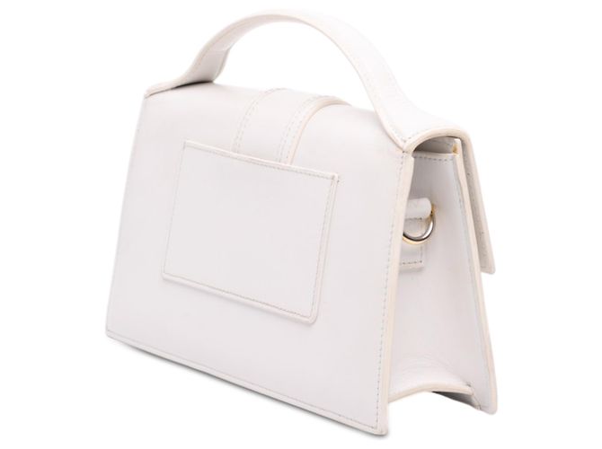 Jacquemus White Leather Le Grand Bambino Blanco - vista 2