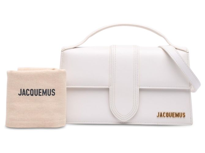 Jacquemus White Leather Le Grand Bambino Blanco - vista 7
