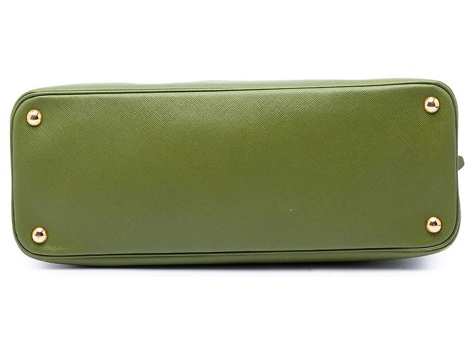 Borsa Satchel Prada Green Large Saffiano Lux Promenade Verde Verde oliva - vista 3
