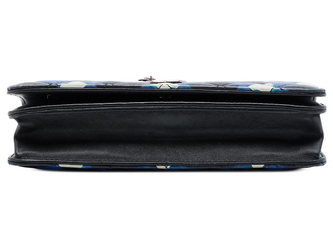 Portafoglio Chanel Black Airline Quilted Lambskin Wallet on Chain Nero - vista 3