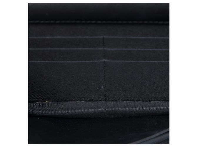 Portafoglio Chanel Black Airline Quilted Lambskin Wallet on Chain Nero - vista 4
