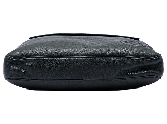Borsetta Soho Gucci in pelle di vitello nera Nero - vista 3
