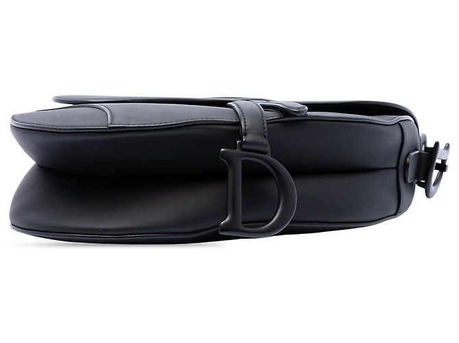 Borsa Saddle Dior in vitello ultra opaco nero - vista 3