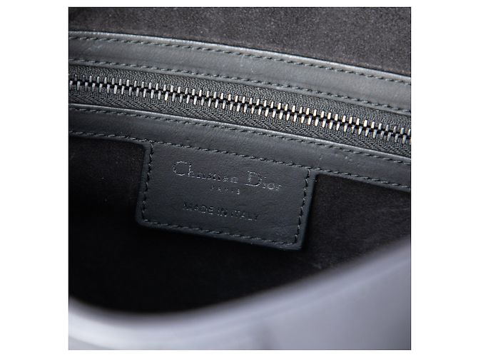 Borsa Saddle Dior in vitello ultra opaco nero - vista 5