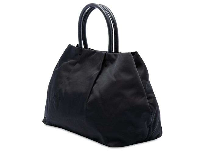Borsa Prada in Tessuto nera con fiocco Fiocco Nero - vista 2
