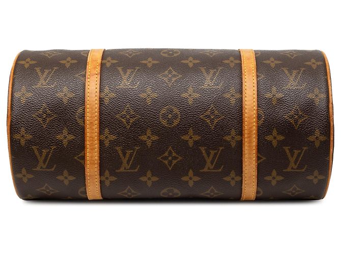 Louis Vuitton Brown Monogram Papillon 30 Marrone - vista 3