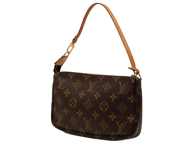 Louis Vuitton Brown Monogram Pochette Accessoires Marron - vue 2