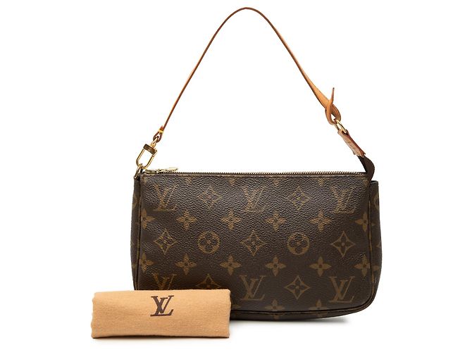 Louis Vuitton Brown Monogram Pochette Accessoires Marrom - vista 7