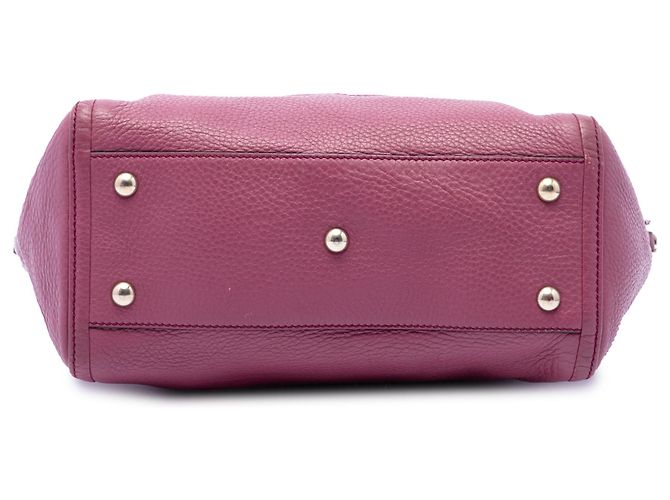 Borsa Gucci Soho Cellarius piccola in vitello viola Porpora - vista 3