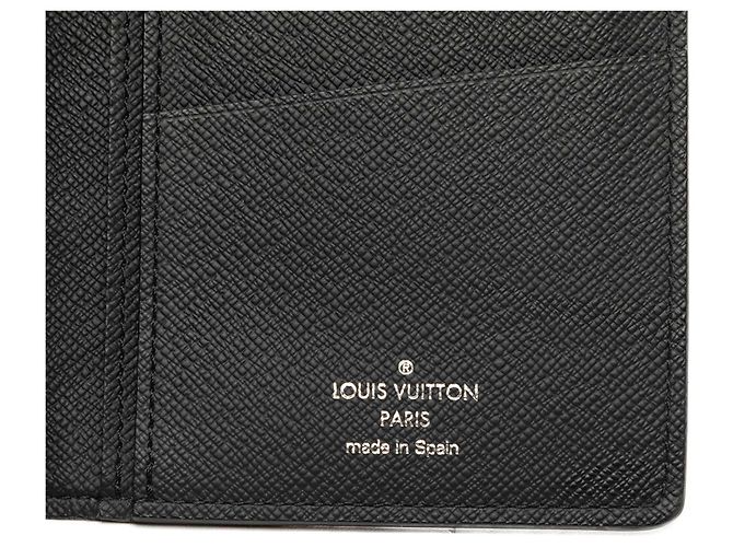 Cartera larga Louis Vuitton Brazza Monogram Eclipse negra Negro - vista 6