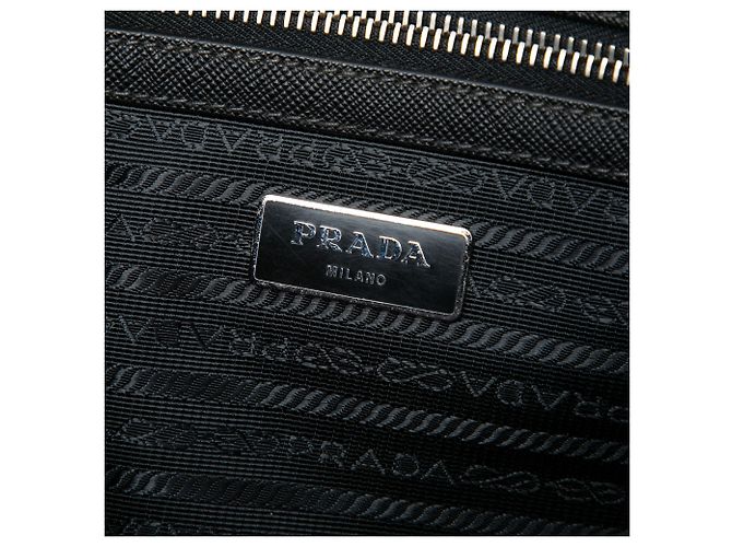 Prada Black Saffiano Business Bag - view 5
