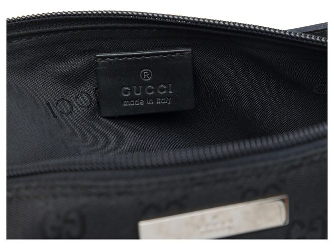 Gucci Black GG Canvas Boat Nero - vue 5
