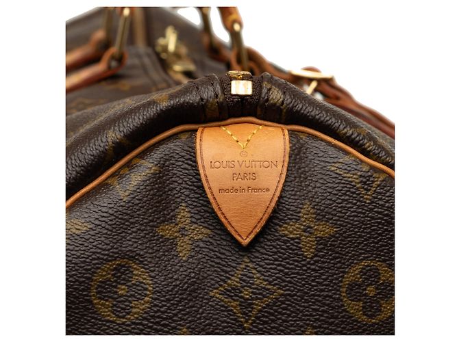 Louis Vuitton Brown Monogram Keepall 55 Marrone - vista 5