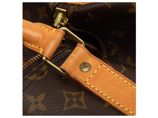 Louis Vuitton Brown Monogram Keepall 55 Marrone - vista 7