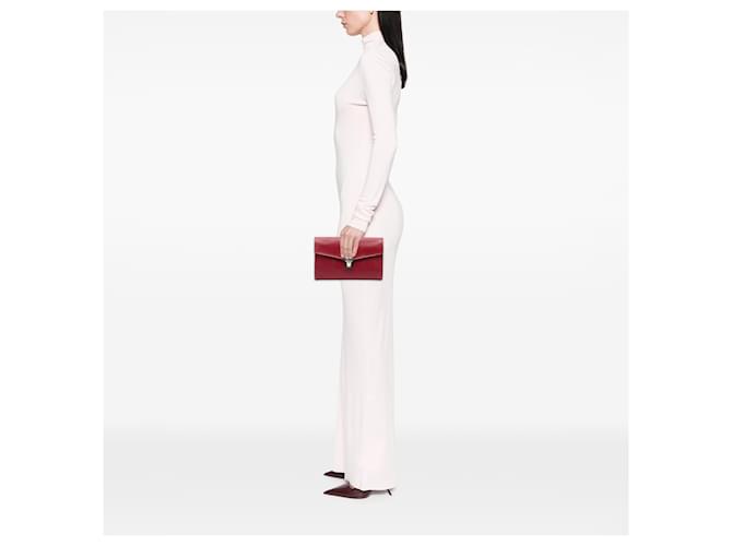 Clutch Prada Red Saffiano Envelope Pushlock Rosso - vista 6